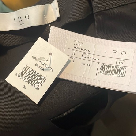 Iro Valencia Jumpsuit, Black Size 36 (Size 4) NWT - Picture 3 of 13